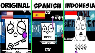 Best Day Ever Fnf Remix Original Vs Spanish Vs Indonesia Version