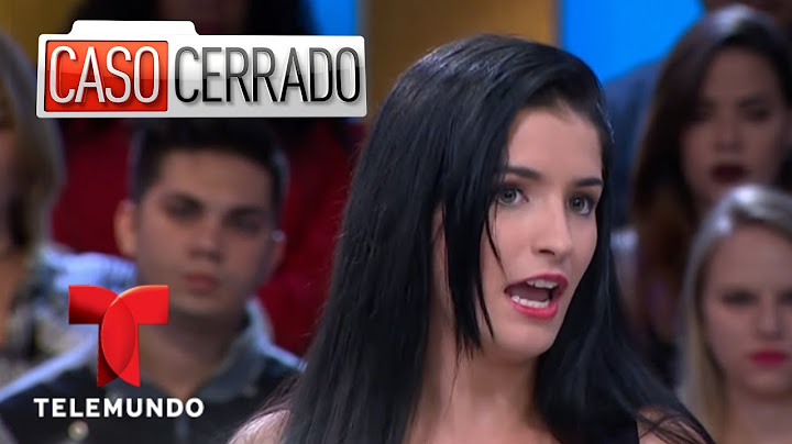 ¡Me Ven La Cara De Estúpido!😠👨🏃| Caso Cerrado | Telemundo
