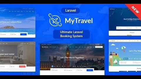 MyTravel - Ultimate Laravel Booking System