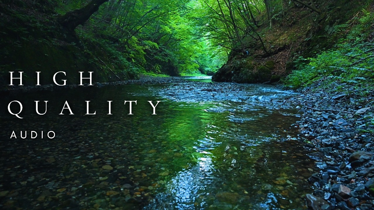 River Sounds in Deep Shade - No Birds or Music