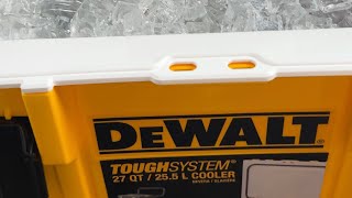 Testing the Dewalt Cooler