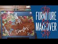 Furniture Makeover | Start to finish flip using IOD transfer &amp; chalk paint | Trash to Treasure