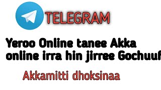 Telegram Fi imo kenyaa Akka nuti online irra hin  jirre Gochuu him dandenya screenshot 2