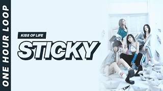 Sticky - Kiss Of Life [Lyrics Video] [One hour loop]