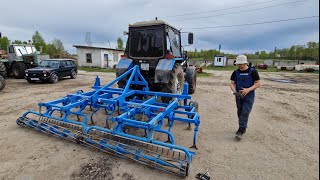 Зацепил культиватор ЯРОСЛАВИЧ - сломался вместе с трактором. Все в полях, а я на ремонт. За Русь !