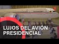 Caminadora, ducha, cama king size: los lujos del avión presidencial