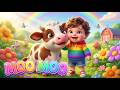 Baby Cow Say Moo Moo 🐄👶🎵 | Fun Farm Animal Song for Kids & Toddlers 🌈✨