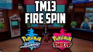 Where to Find TM13 Fire Spin in Pokemon Sword & Shield
