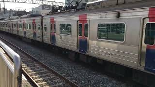 1号線 311000系311073編成 回送列車鷺梁津駅通過 1호선 311073편성 회송 노량진역출발