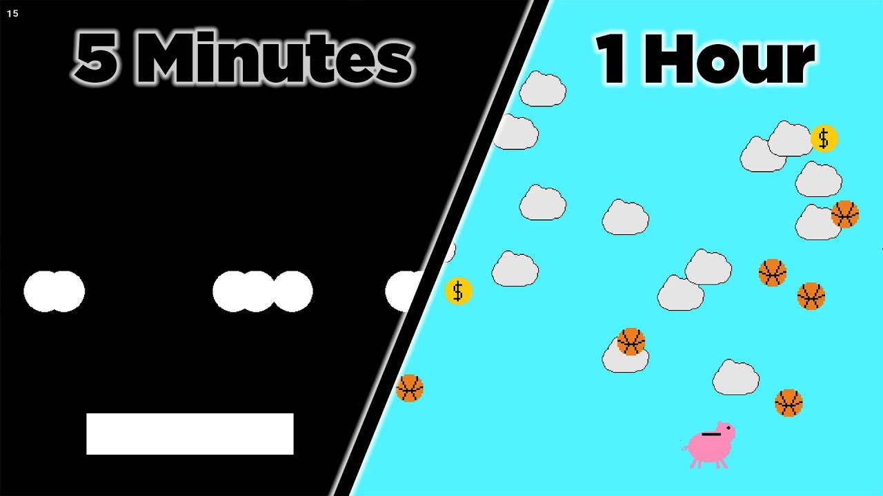 I Made A Game In 5 Minutes, 10 Minutes And 1 Hour - YouTube