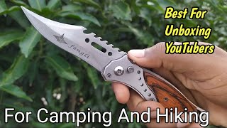 Folding Knife and Pocket Knife |Knife for unboxing| camping and hiking knife unboxing techwaytips