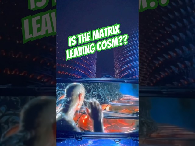 Showtimes for The Matrix at COSM LA don’t seem to go beyond May 2026!! Get your tickets soon!!