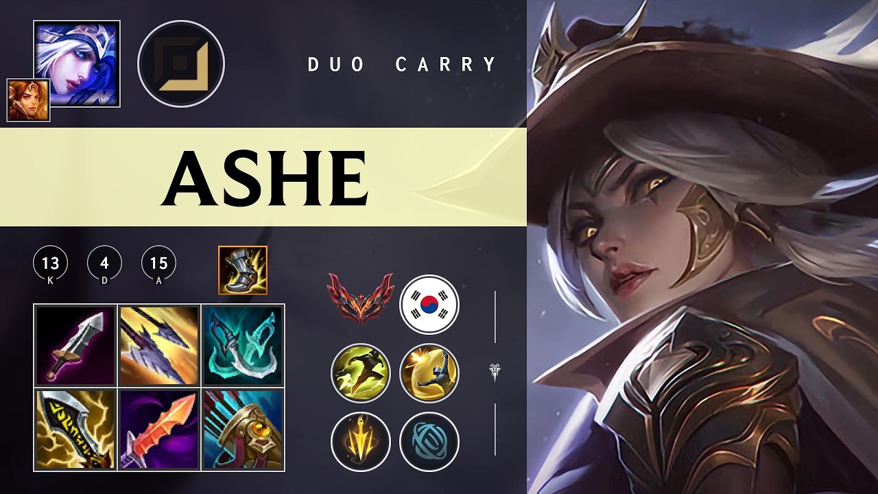 Ashe ADC vs Jhin - KR Grandmaster Patch 26.05