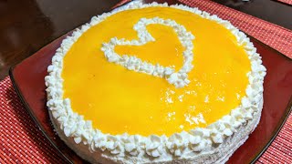 Vanilla Cake With Pineapple Chunks & Syrup