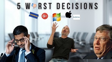 Disasters in Tech History!