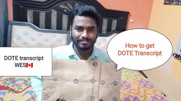 How to get transcript from DOTE? WES🇨🇦Canada SAFETRANSCRIPTS call:8248643789 or whatsapp