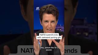 NATO summit ends with awkward parting gift
