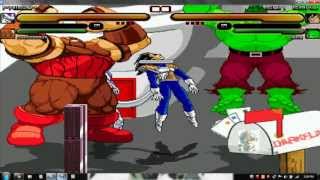Bubbyaustin1022 Mugen Battle Frieza And Juggernaut Vs Son Goku And Hulk