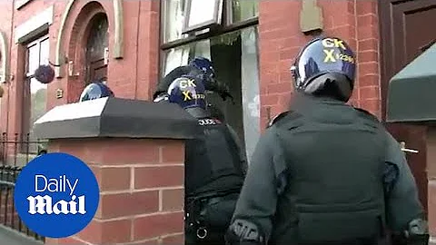 Dawn raids: Police arrest five in organised crime ...