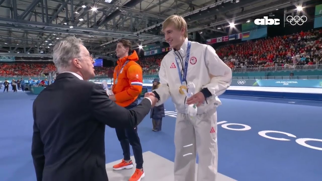 ¡Récord olímpico! Jordan Stolz brilla en los 1.000 metros