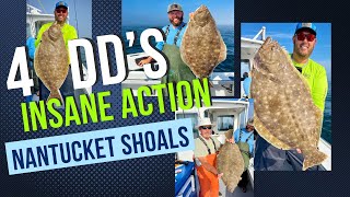 Nantucket Shoals Fluke Mania - 4 Released Double Digits - Natural Hat Trick 3 DDs In A Row on Gulp!