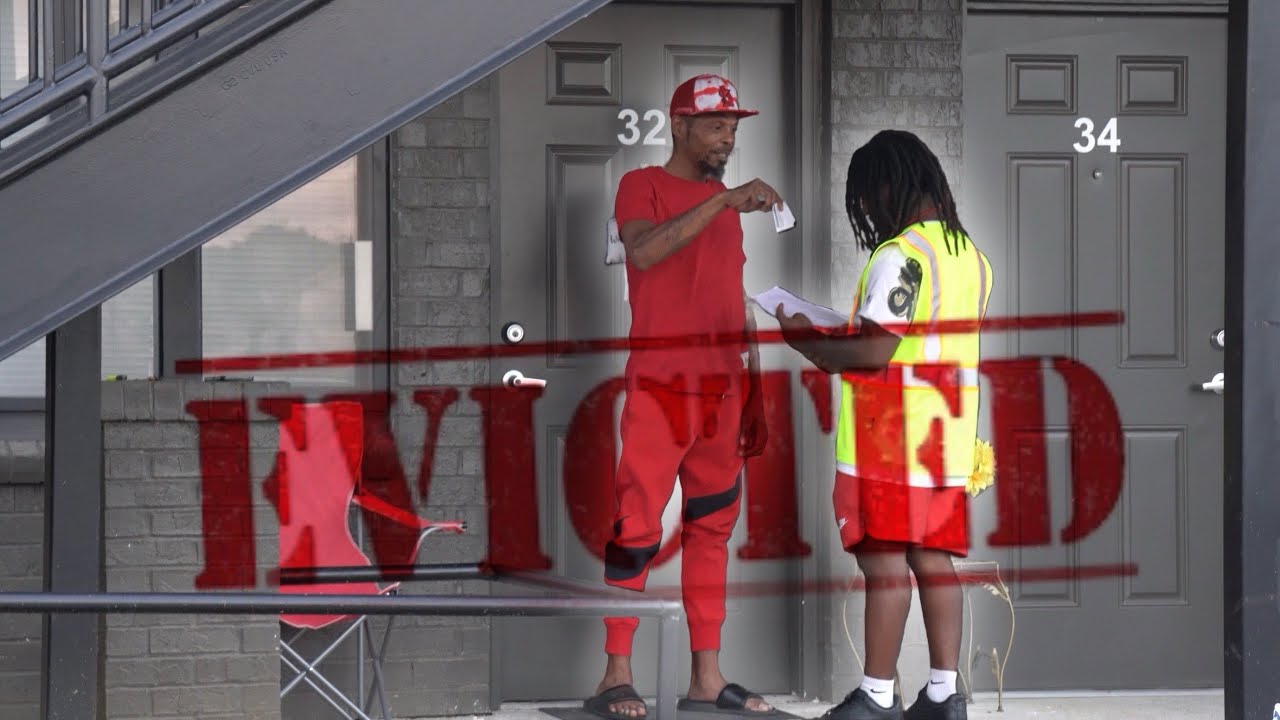 EVICTION NOTICE PRANK ( went wrong!!) - YouTube