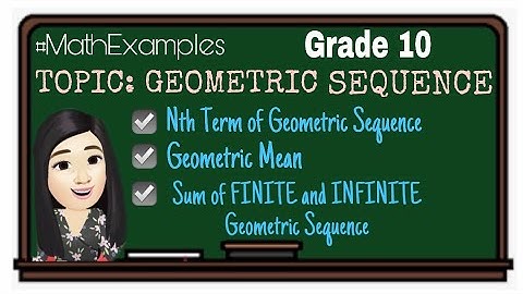 GEOMETRIC SEQUENCE EXAMPLES | TAGALOG TUTORIAL | Karen Esguerra Vlogs