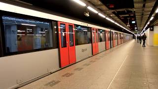 GVB Metro line 53 at Weesperplein in Amsterdam