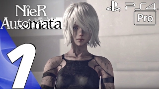 Nier Automata - Gameplay Walkthrough Part 1 - Prologue (Full Game) PS4 PRO screenshot 3