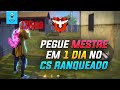 ESTRATÉGIAS PARA PEGAR MESTRE NO CS RANQUEADO EM 1 DIA - PARTE 4 | Dicas Free fire