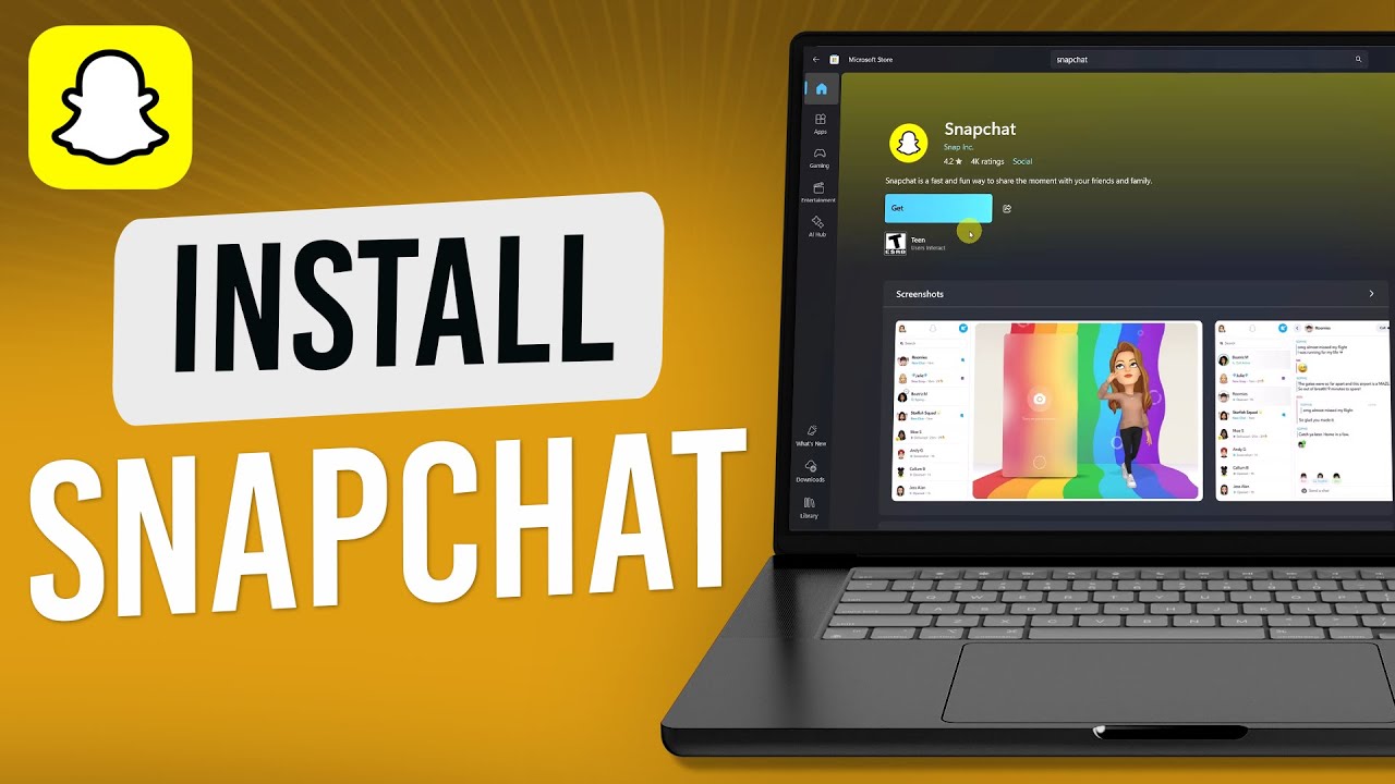 How To Install Snapchat On Laptop - YouTube