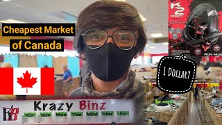 Cheapest Market Of Canada | Krazy Binz | China Market | Everything In 1$