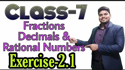 Class-7 Exercise-2.1 | Fractions,Decimals & Rational Numbers | Rk Sir Maths Wale | 2021