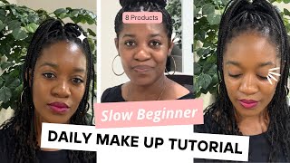 BEGINNER MAKEUP TUTORIAL 💄 | Slow Step-by-Step Easy Everyday Makeup Using 8 Products #makeuptutorial