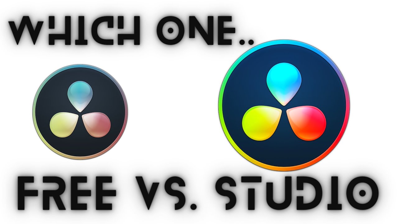 davinci resolve studio vs free