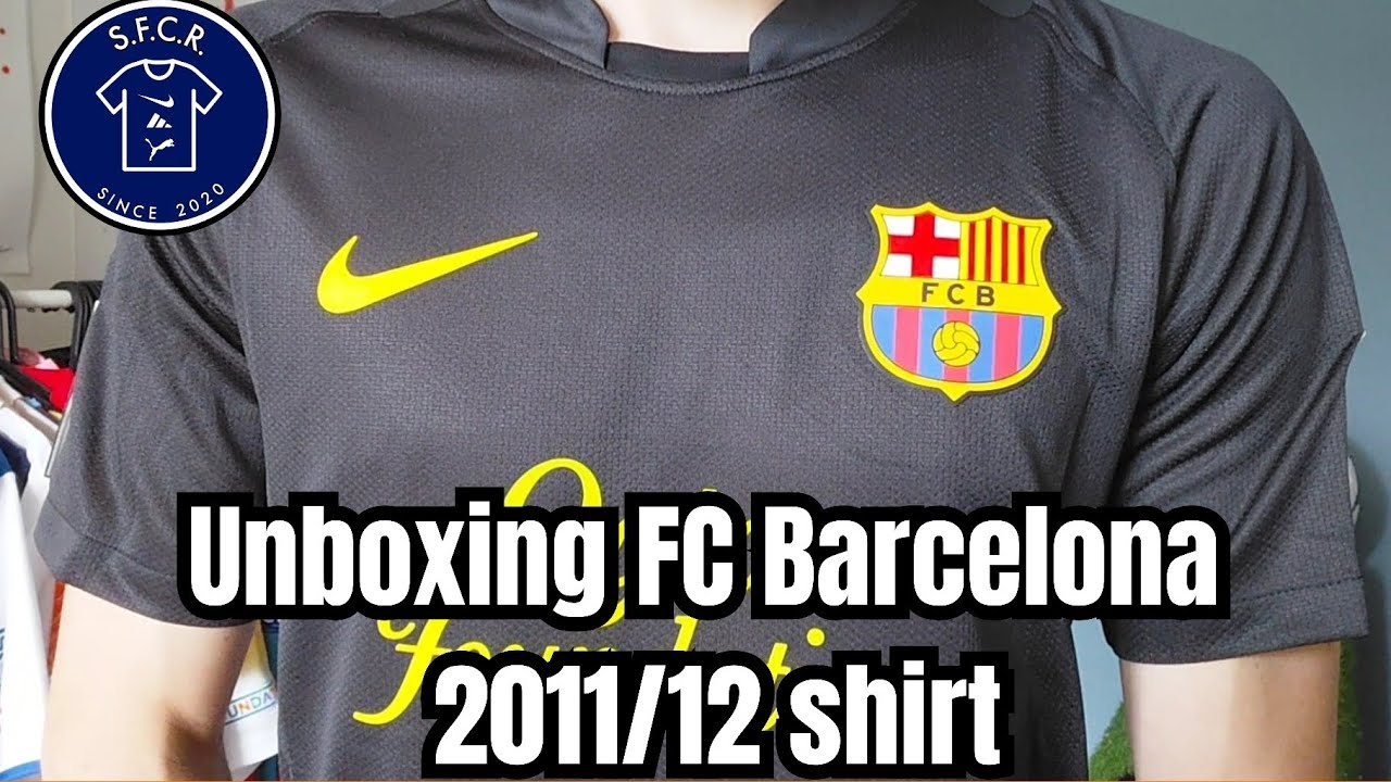 Retro FC Barcelona Iniesta 2011/12 jersey unboxing [Kitgg7
