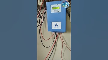 Microtek solar PCU connected with Solar panel || Ashapower working with 2 battery