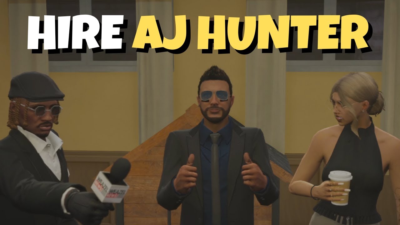 AJ HUNTER FOR LSPD (WITH BLOOPERS)