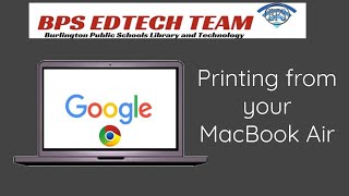 Printing from your MacBook Air