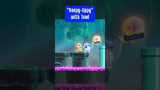 🏐 Blue Toad Plays "Keepy-Uppy" #shorts #supermariowonder #mariowonder #bluetoad #nintendoswitch