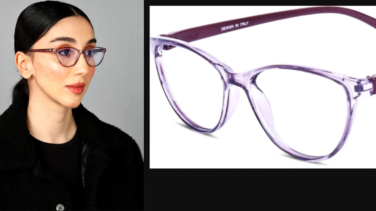 Girls Googal (chasma) Irayz Full Rim Cat-eyed Anti Glare & Blue Cut Computer Glass For Women (51 mm)