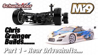 Schumacher Mi9 Build Video - Rear Driveshafts