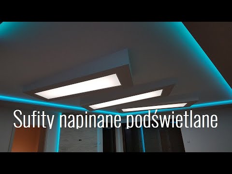 Wideo: Paleta sufitów napinanych (zdjęcie)