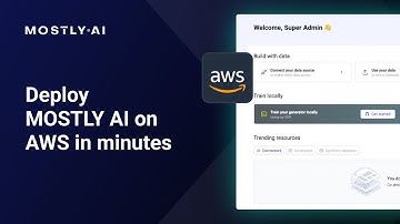 Deploy MOSTLY AI from the AWS Marketplace