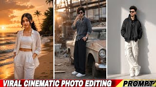 New Viral Cinematic Photo editing | Instagram Trending #cinematic  photo editing | Ai prompt  screenshot 4
