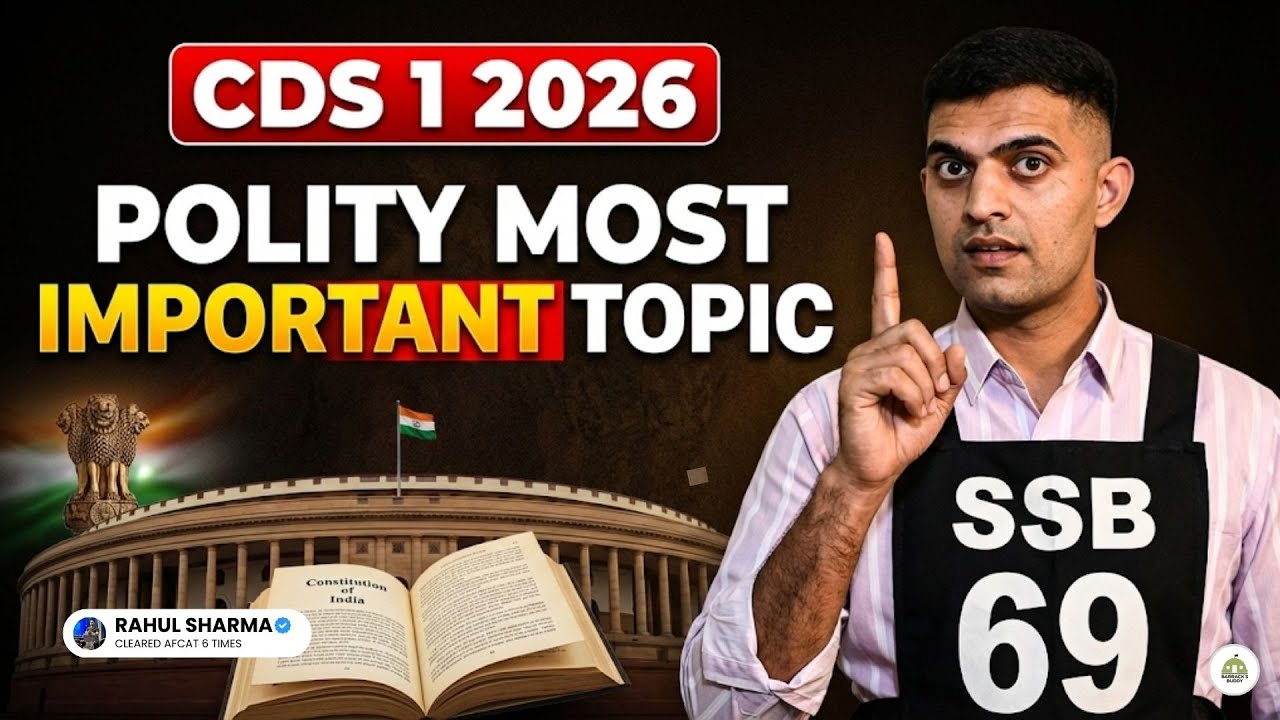 CDS 1 2026 - Polity Most Important Topic - YouTube