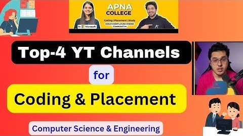 Top 5 YouTube Channels for Coding & Placement|Top 5 Channels for Computer Science| Apna College|#cse