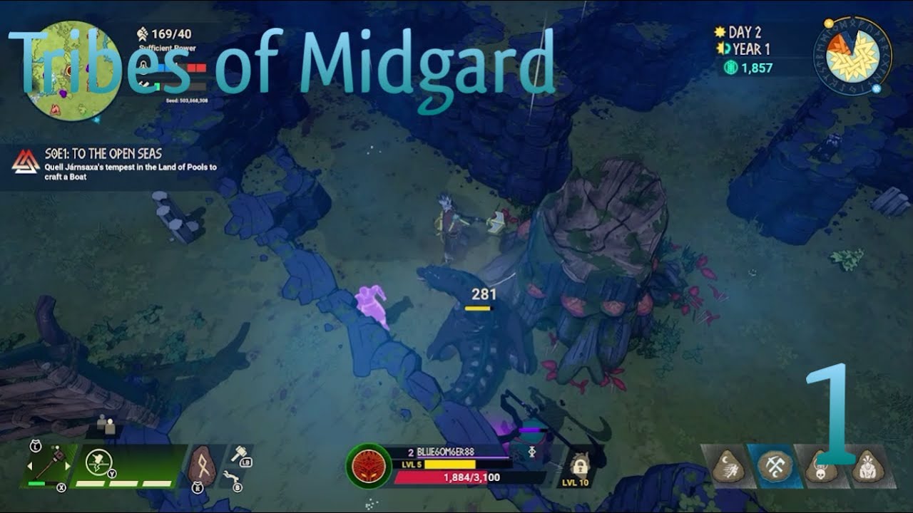 Let's Play Tribes of Midgard (Survival) Part 1 - YouTube