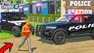 JAILBREAK MAX SECURITY PRISON *POLICE CHASE* | Farming Simulator 22