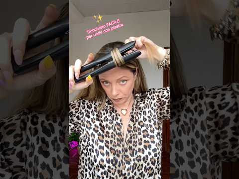 Video Trucchetto FACILE per fare le onde ai capelli con la piastra